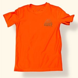 EUC** Neon Orange Short Sleeve Rashguard - Vibrant (6/7)